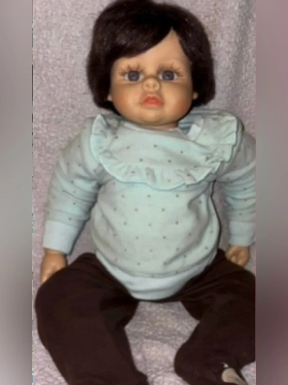 baby doll Classic Soft-Body Baby Doll in Light Blue Outfit
